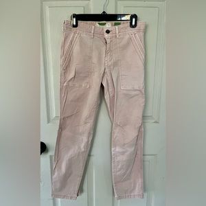 Anthropologie the wanderer cargo pants in light pink